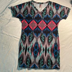 Myan Aztec print dress size S